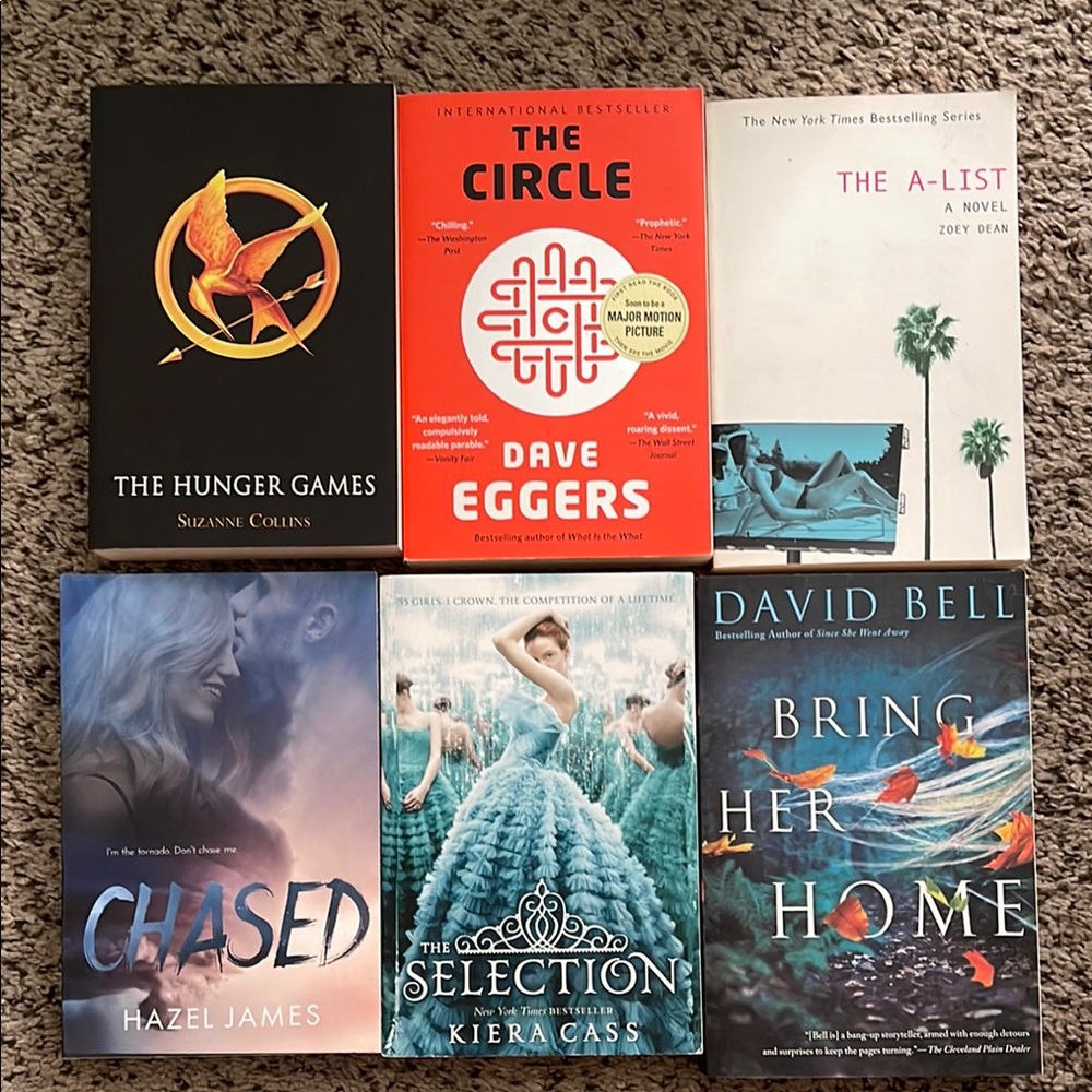 Set of Six Popular Novels